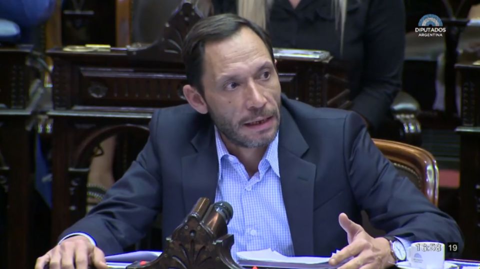 El presidente del bloque de la Coalición Cívica, Maximiliano Ferraro