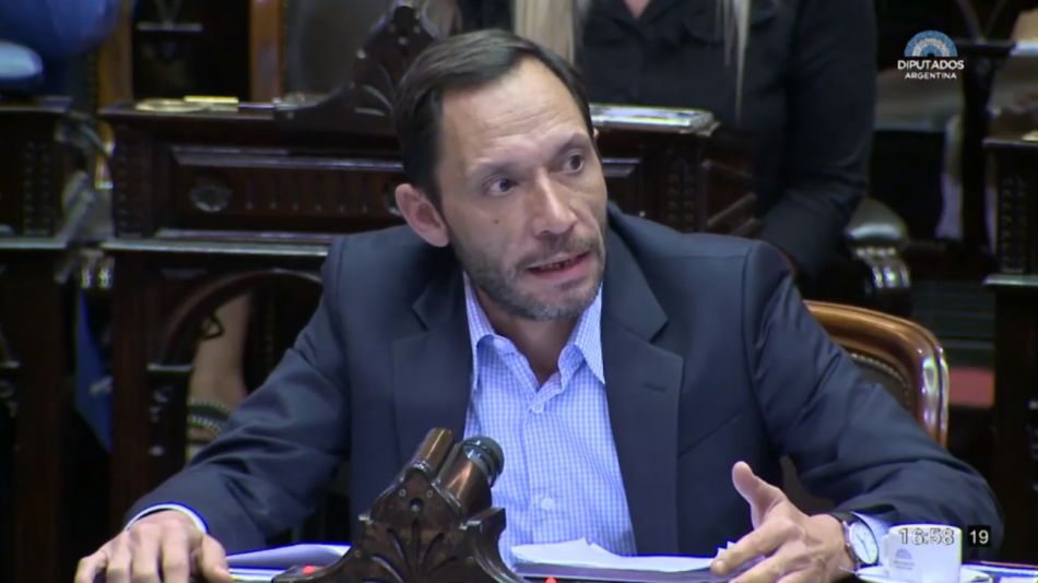 El presidente del bloque de la Coalición Cívica, Maximiliano Ferraro