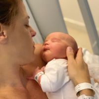 Eugenia Tobal y su beba Ema