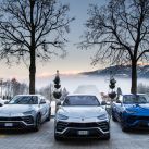 Lamborghini celebra la Navidad con una expedición de superdeportivos