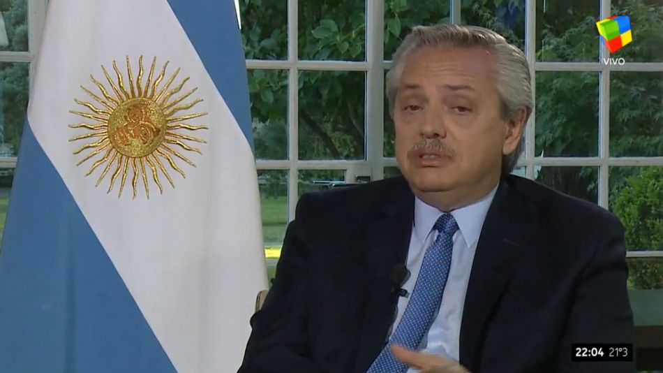 El presidente Alberto Fernández luis majul