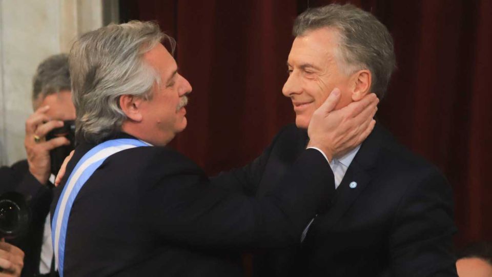 Alberto Fernández y Mauricio Macri.
