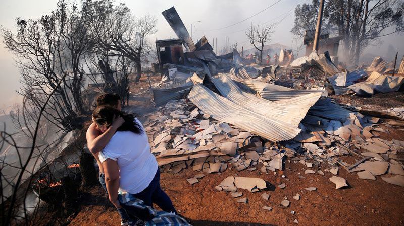 Incendio en Valparaiso, Chile