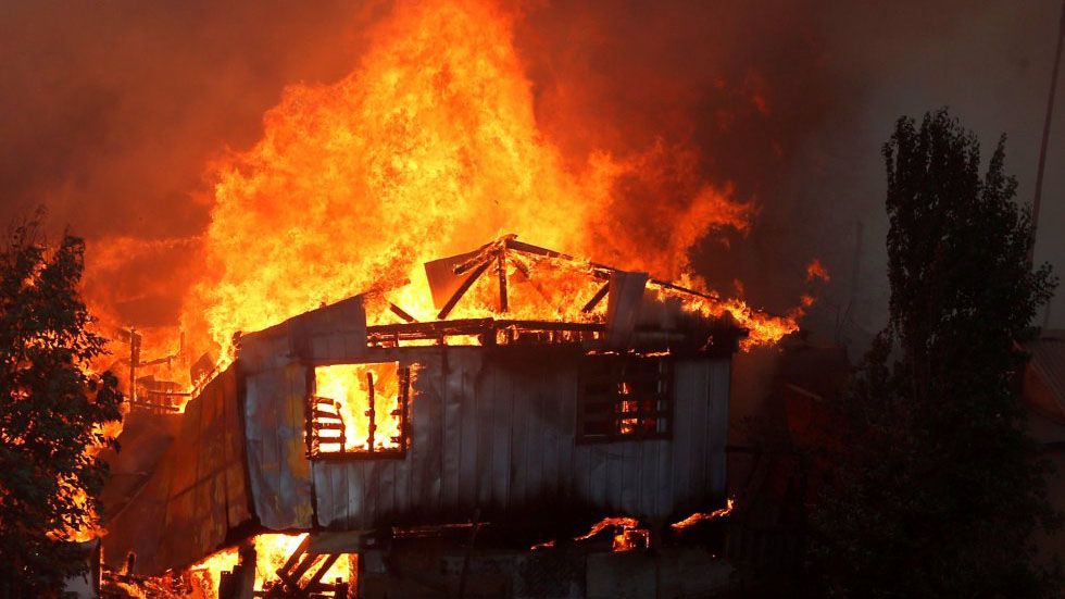 Incendio en Valparaiso, Chile