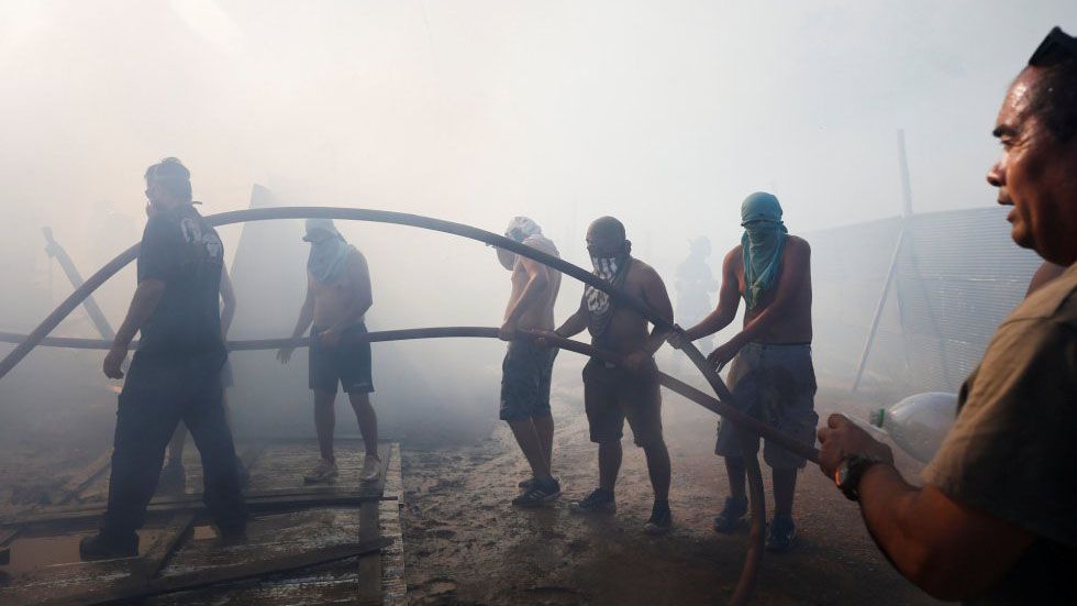 Incendio en Valparaiso, Chile