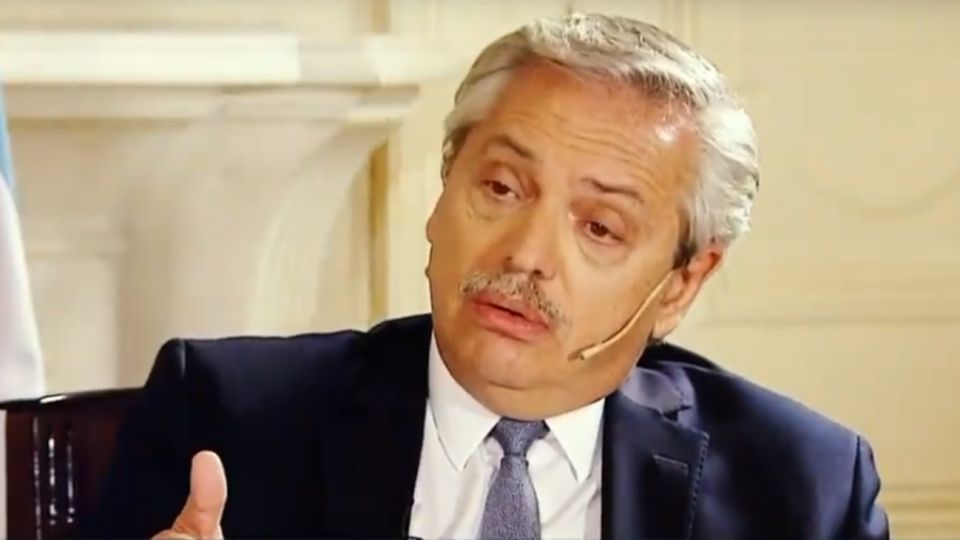 Alberto Fernández entrevistado en Todo Noticias.
