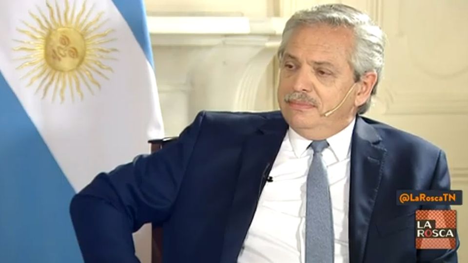 El presidente de la Nación, Alberto Fernández