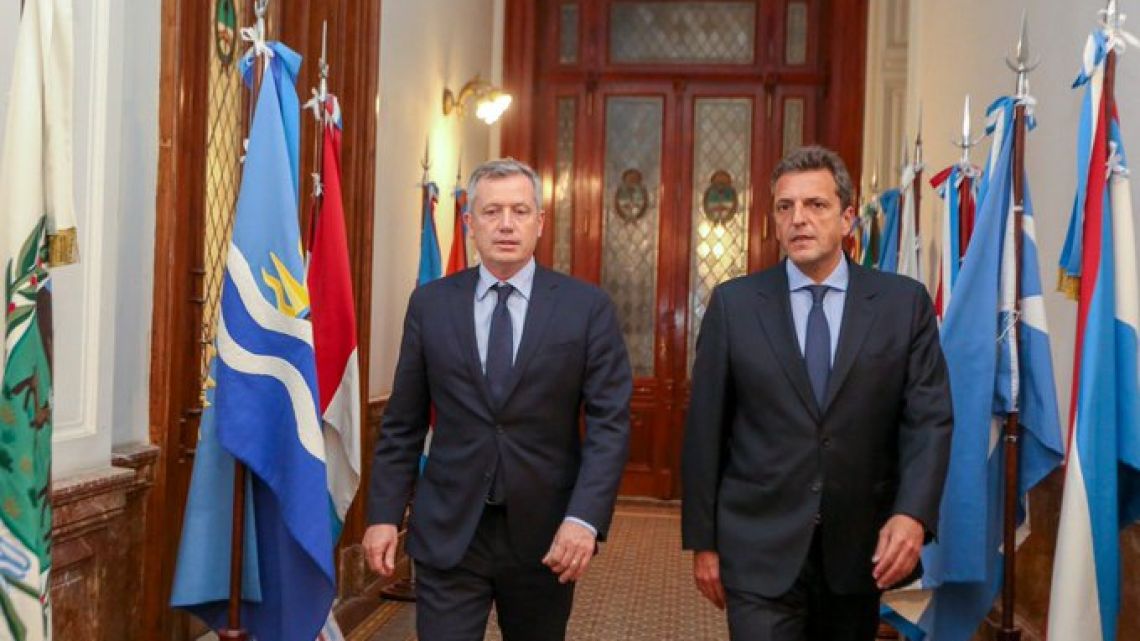 Emilo Monzó y Sergio Massa | Foto:@sergiomassa