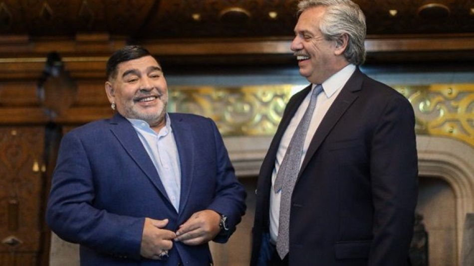 Alberto Fernández habló de su encuentro con Diego Maradona