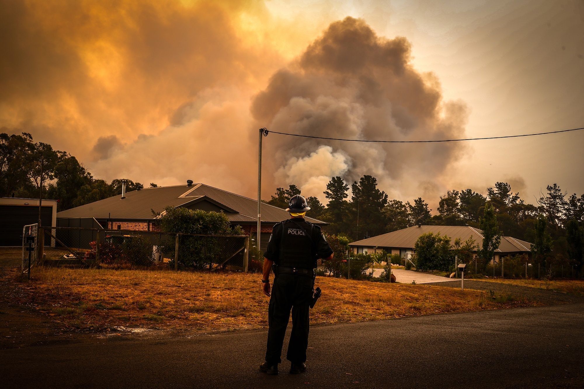 Firefighters Continue To Battle Bushfires As Catastrophic Fire Danger Warning Is Issued In NSW