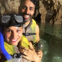El Pollo Álvarez y Tefi Russo en México