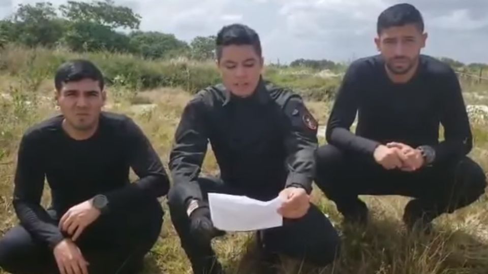 Josué Abraham Hidalgo, Franklin Caldera y Ruso Cárdenas