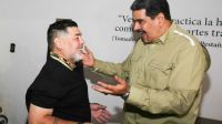 Maradona y Nicolás Maduro