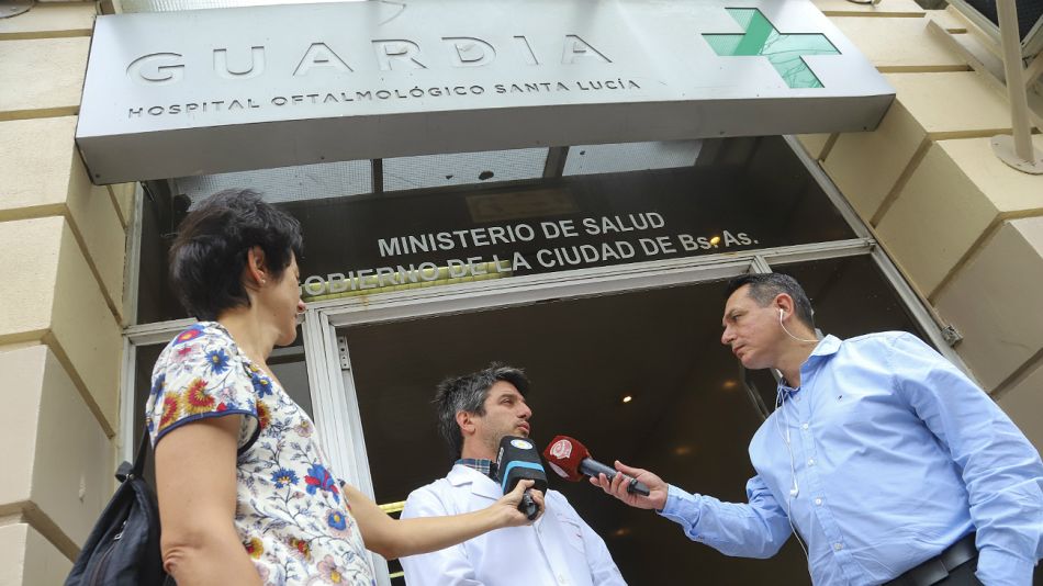 El Hospital Santa Lucía recibió varios heridos.