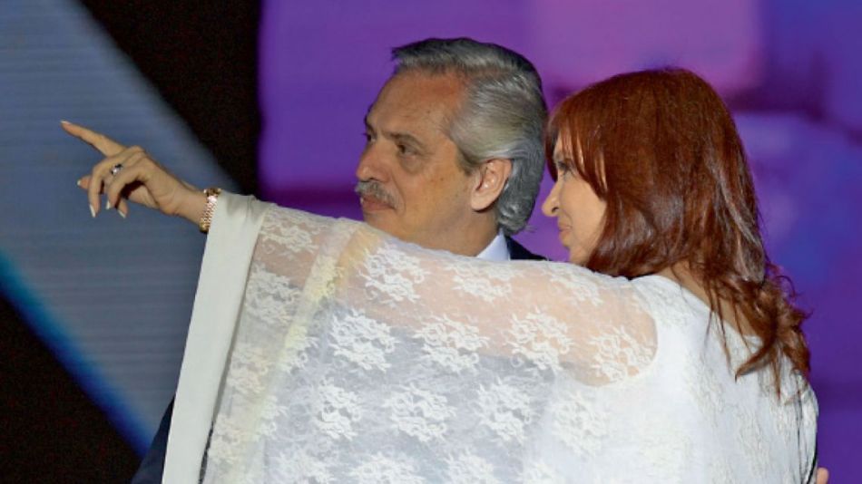 Alberto Fernández y Cristina Kirchner