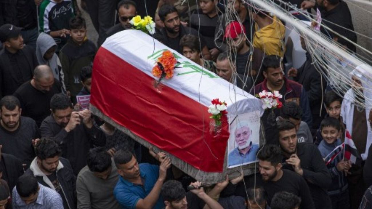 Iraq. El funeral del poderoso general iraní Qassem Soleimani.