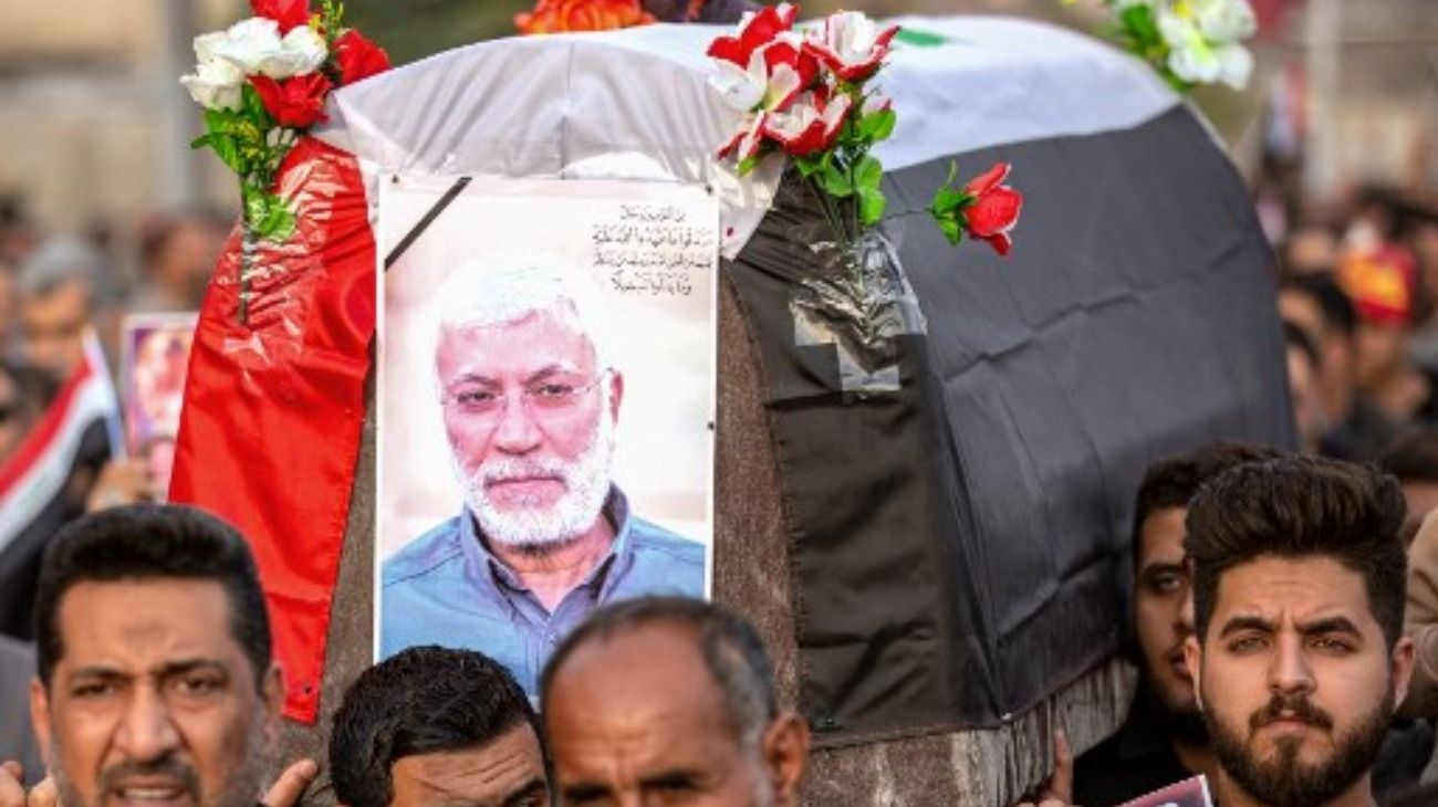 Iraq. El funeral del poderoso general iraní Qassem Soleimani.