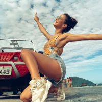 VIDEO | El divertido y accidentado paseo de Flor Vigna en jet ski