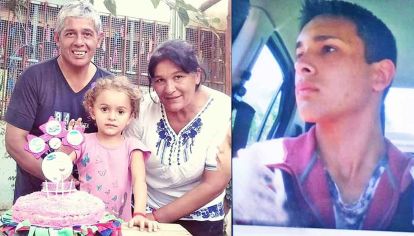 Buscado. Exequiel Sanso (der.) fue visto por última vez el 1º de enero. Esa madrugada asesinaron a Raúl, Graciela y la nena, Alma.
