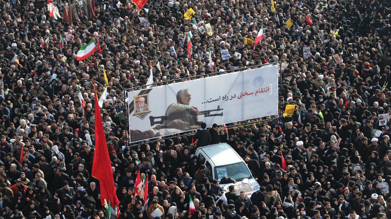 Teherán y el funeral de Soleimani.