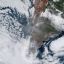 Australian bushfire cloud visible in Chile and Argentina
