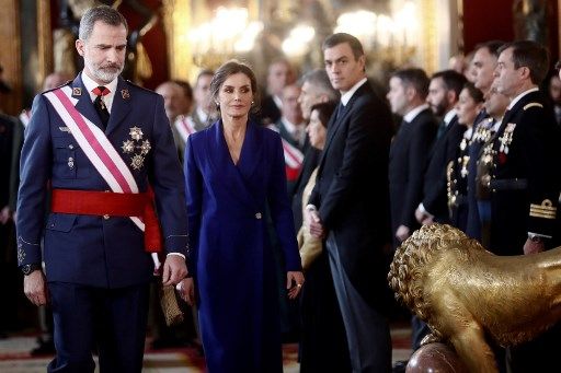 El maravilloso vestido azul de la reina Letizia del que habla el mundo