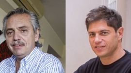 Alberto Fernández y Axel Kicillof