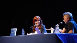 Marcelo Figueras y Cristina Kirchner