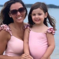Florencia Tesouro y su hija Moorea