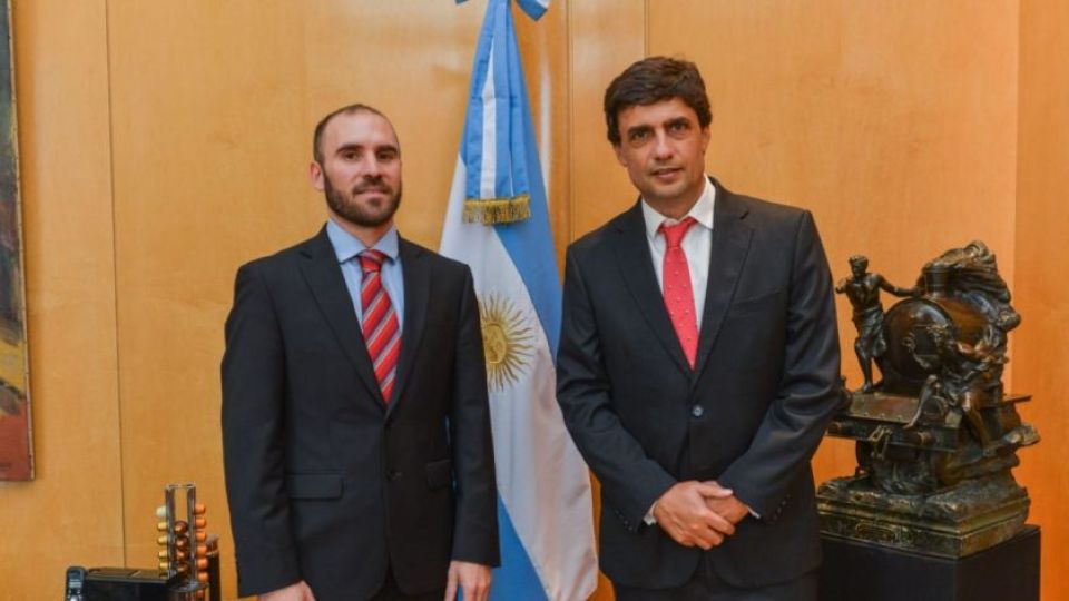 Hernán Lacunza y Martín Guzmán
