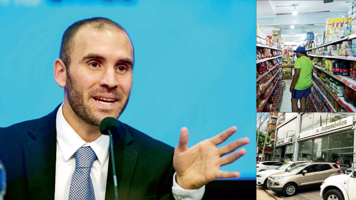 El ministro de Economía, Martín Guzmán, debe renegociar la deuda con los acreedores privados y recuperar el consumo básico y de bienes durables. | Foto:AFP