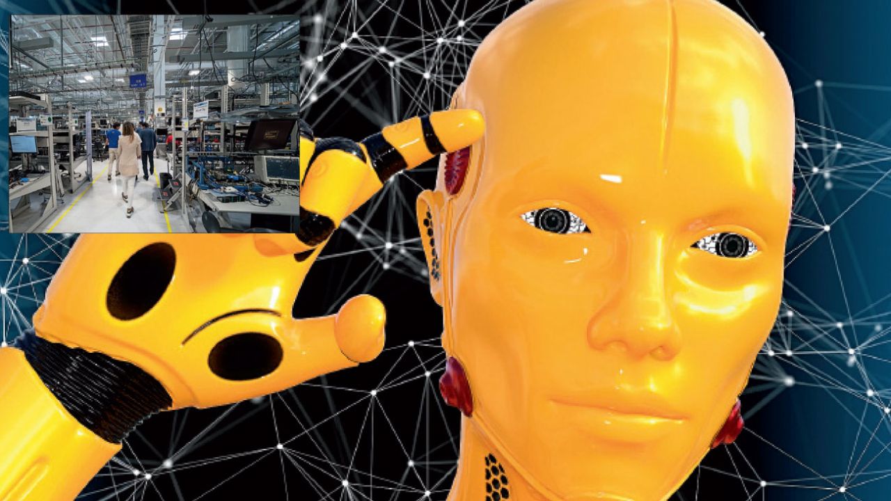 Presente. La inteligencia artificial ya está en nuestras vidas. A la derecha, el centro de diseño de Intel en Guadalajara, México. | Foto:Pete Linforth de Pixabay.