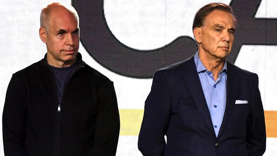 Miguel Angel Pichetto y Horacio Rodríguez Larreta.