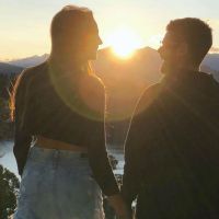 Gastón Soffritti y su novia