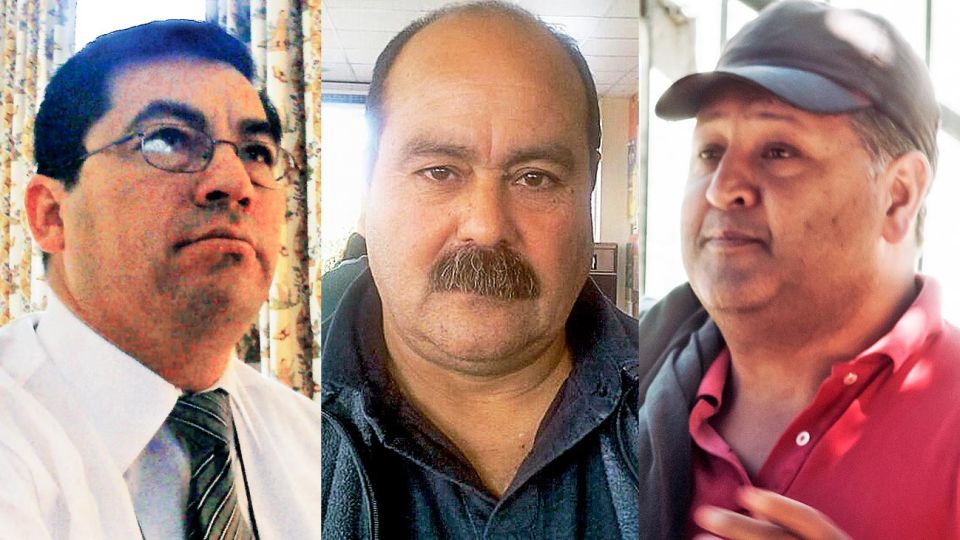 Incumplimiento. Armando Niz, Rubén Benítez y Luis Miño, los tres efectivos más complicados.