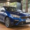 Nuevo Kia Cerato en el stand de Kia en Cariló.