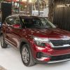 Nuevo Kia Seltos en el stand de Kia en Cariló.