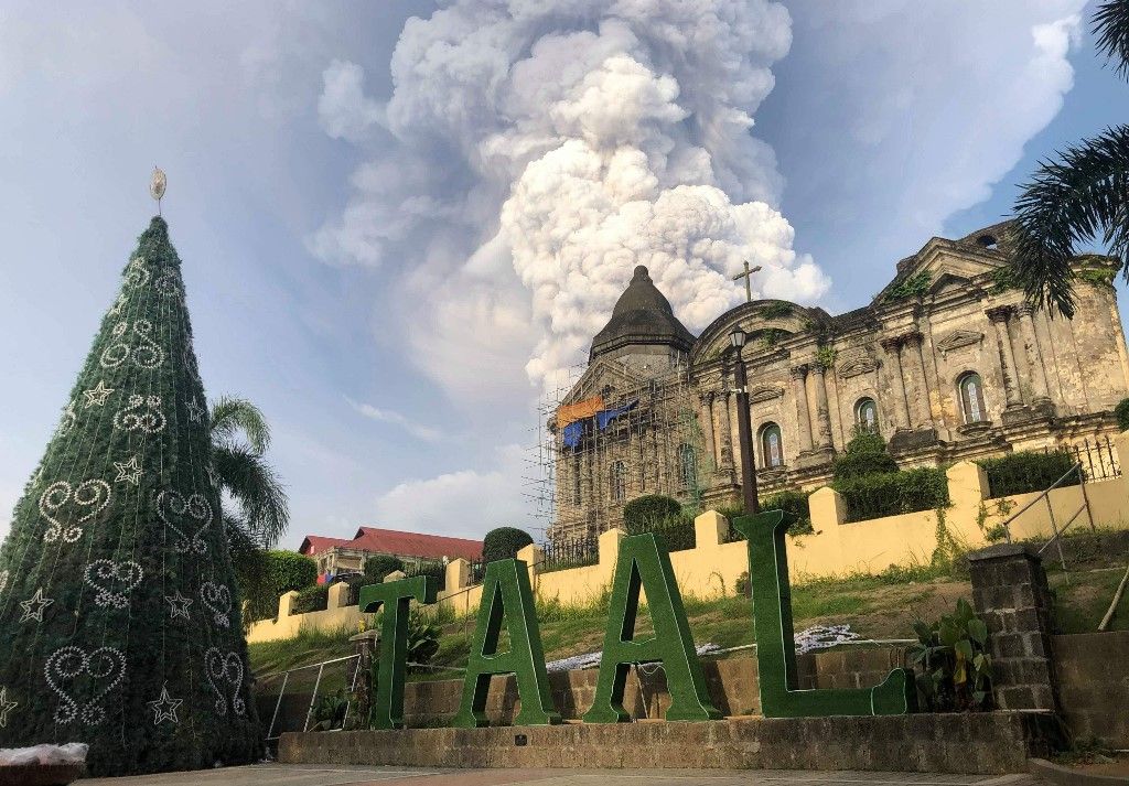 La última erupción del Taal data de 1977.