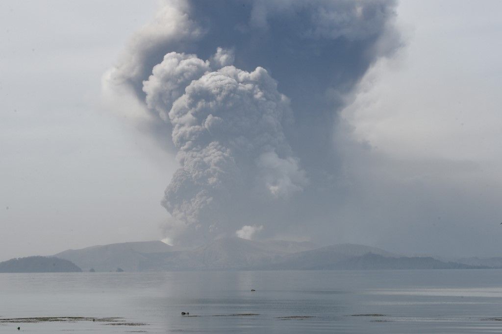 La última erupción del Taal data de 1977.