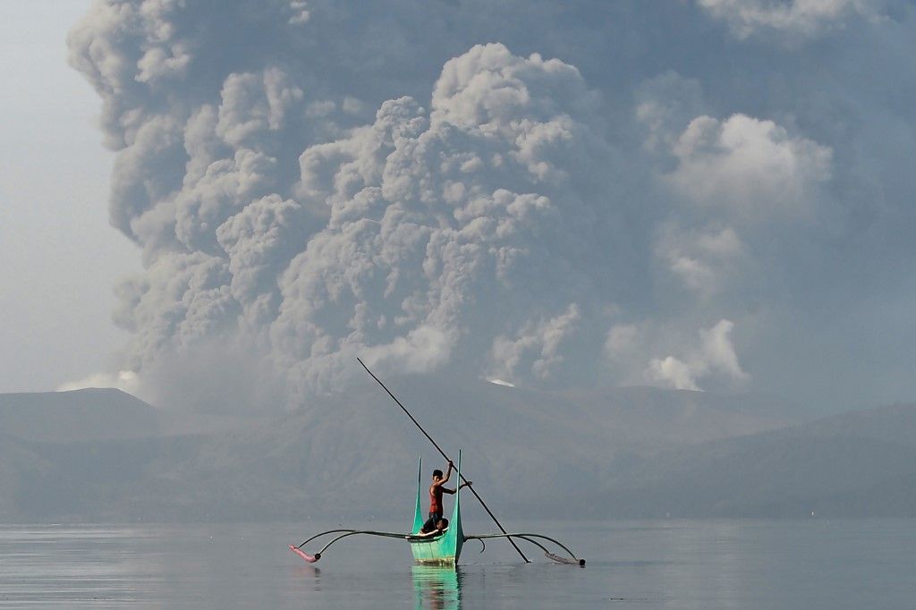 La última erupción del Taal data de 1977.