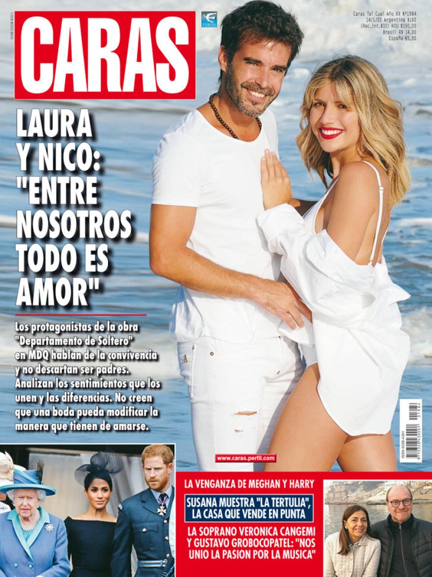Nico Cabré y Laurita Fernández: "Entre nosotros todo es amor"