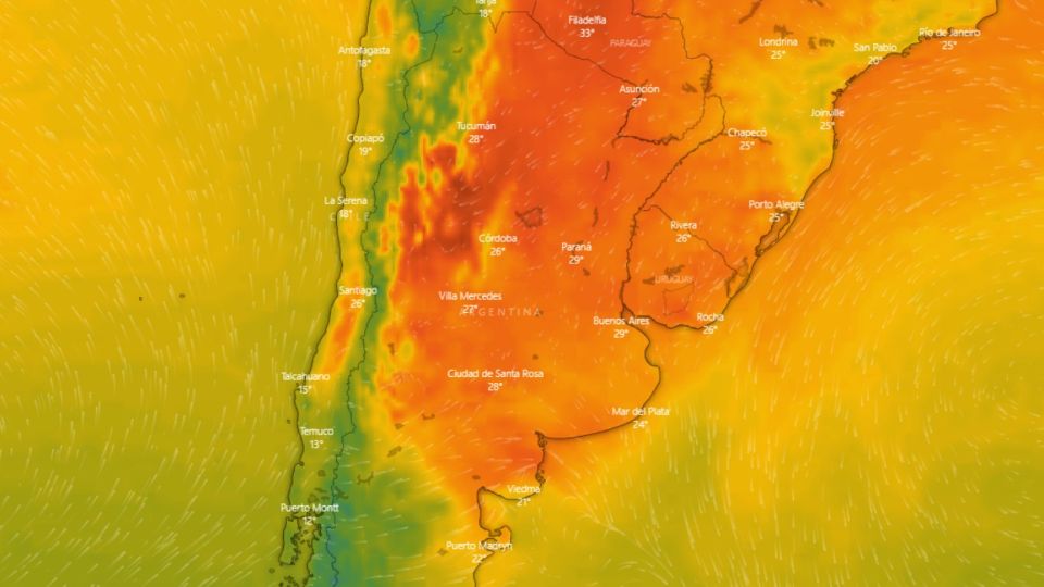 Servicio Meteorológico Nacional.