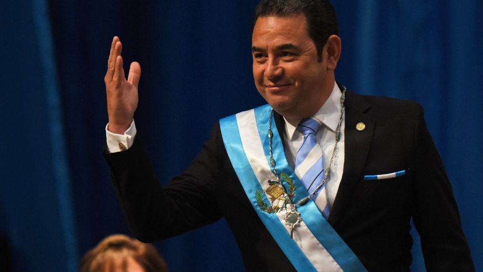 El flamante presidente de Guatemala, Alejandro Giammattei