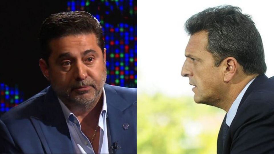Massa denunció un extraño lazo entre el Boca de Angelici y la gestión macrista de AySA.