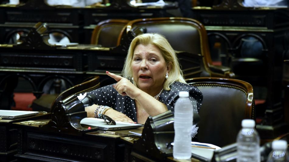 La diputada nacional Elisa Carrió