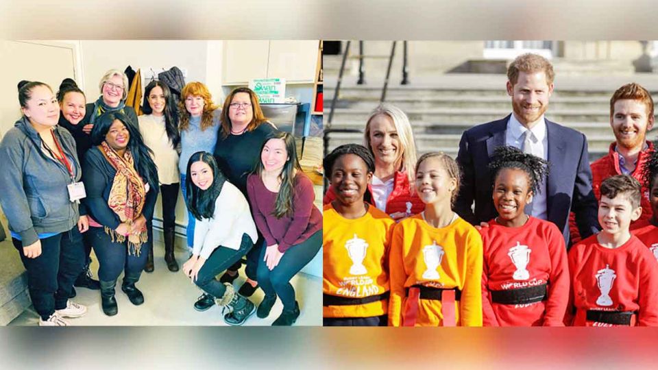 Agenda. Meghan está en Vancouver, donde visitó un refugio para mujeres. Harry, en Londres, y participó el jueves de una actividad oficial.