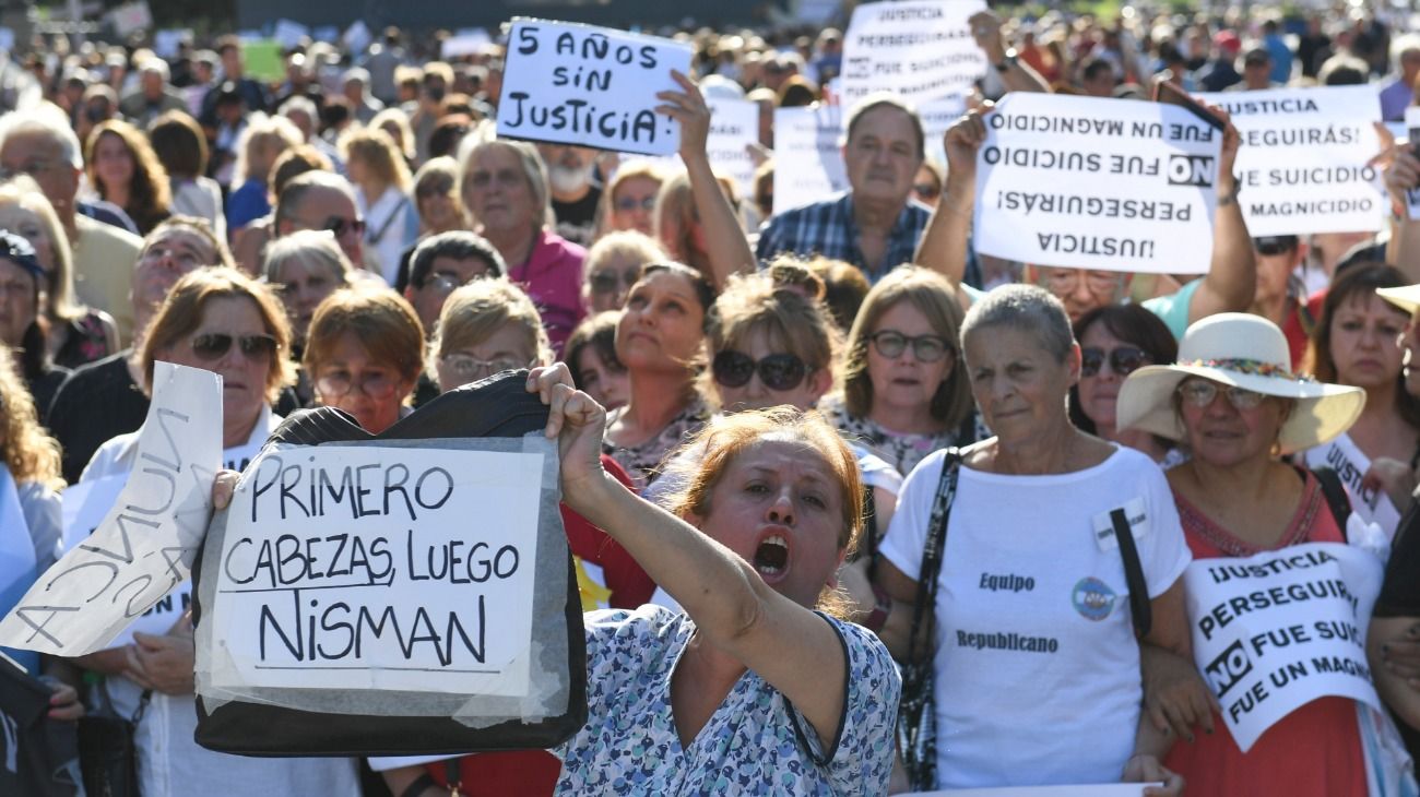 Así fue el homenaje a Nisman en el quinto aniversario de su muerte.