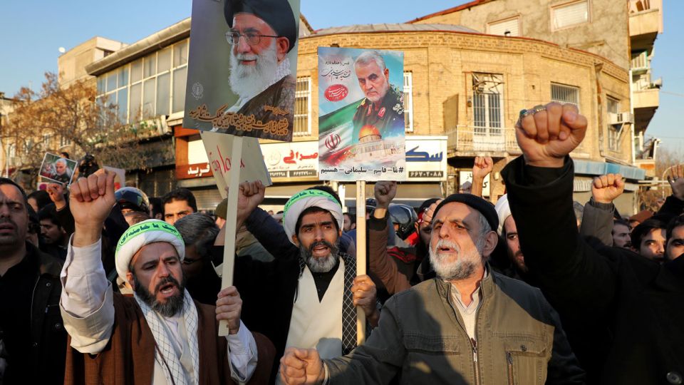 Protestas. El general asesinado era una pieza clave de la expansión iraní en Medio Oriente.