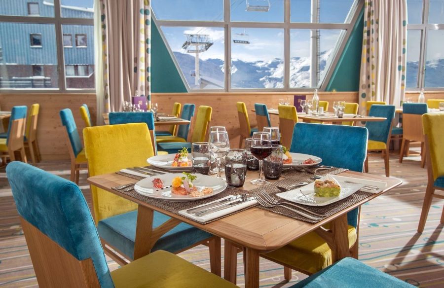 Uno de los espacios del Club Med Val Thorens, en los Alpes franceses.