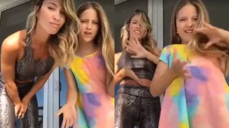 El divertido baile noventoso de Rocío Guirao Díaz y su hija